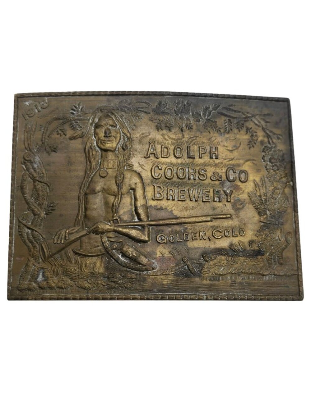 Adolph Coors Brewery Belt Buckle Golden Colorado Beer Deane & Adams Mint London